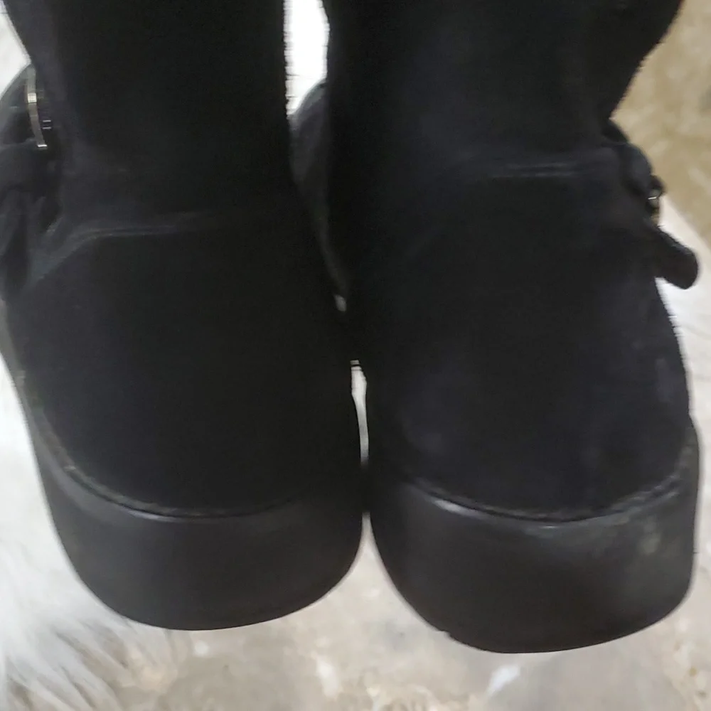 Stuart Weitzman  black suede boots size 8.5